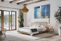 XXL Öl Gemälde 'Im blauen Wolkenmeer' | Handgemaltes Unikat