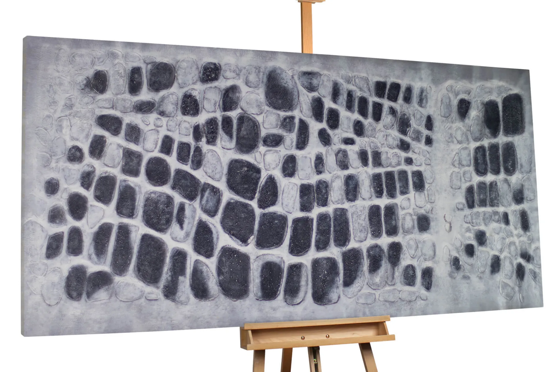 XXL Öl Gemälde 'Incomplete' | Handgemaltes Unikat