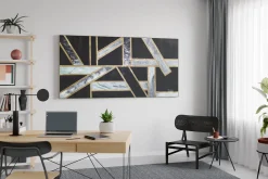 XXL Öl Gemälde 'Industrial Glamour' | Handgemaltes Unikat