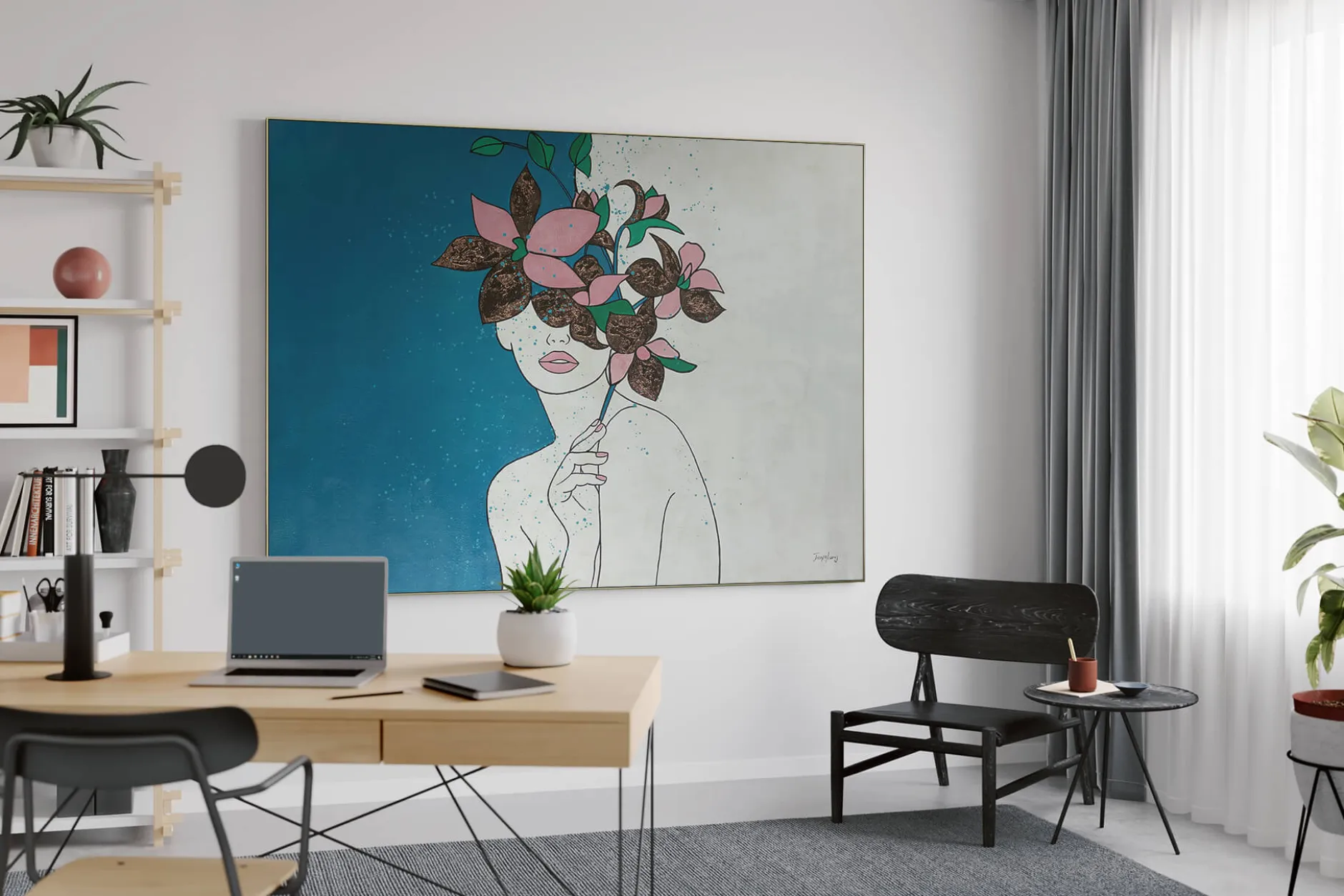 XXL Öl Gemälde 'Inner Beauty' | Handgemaltes Unikat