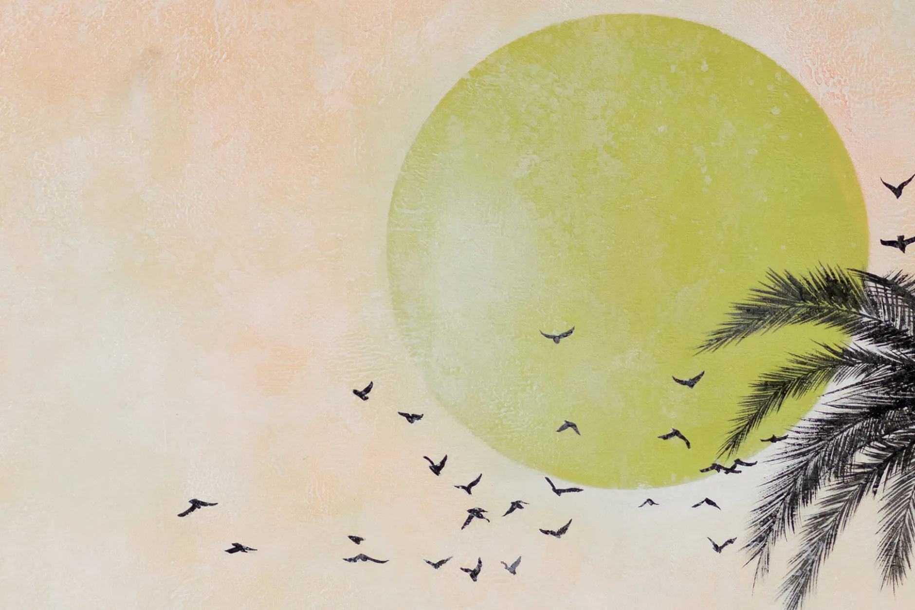 XXL Öl Gemälde 'Inselgefühle' | Handgemaltes Unikat
