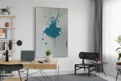 XXL Öl Gemälde 'In the turquoise depths' | Handgemaltes Unikat