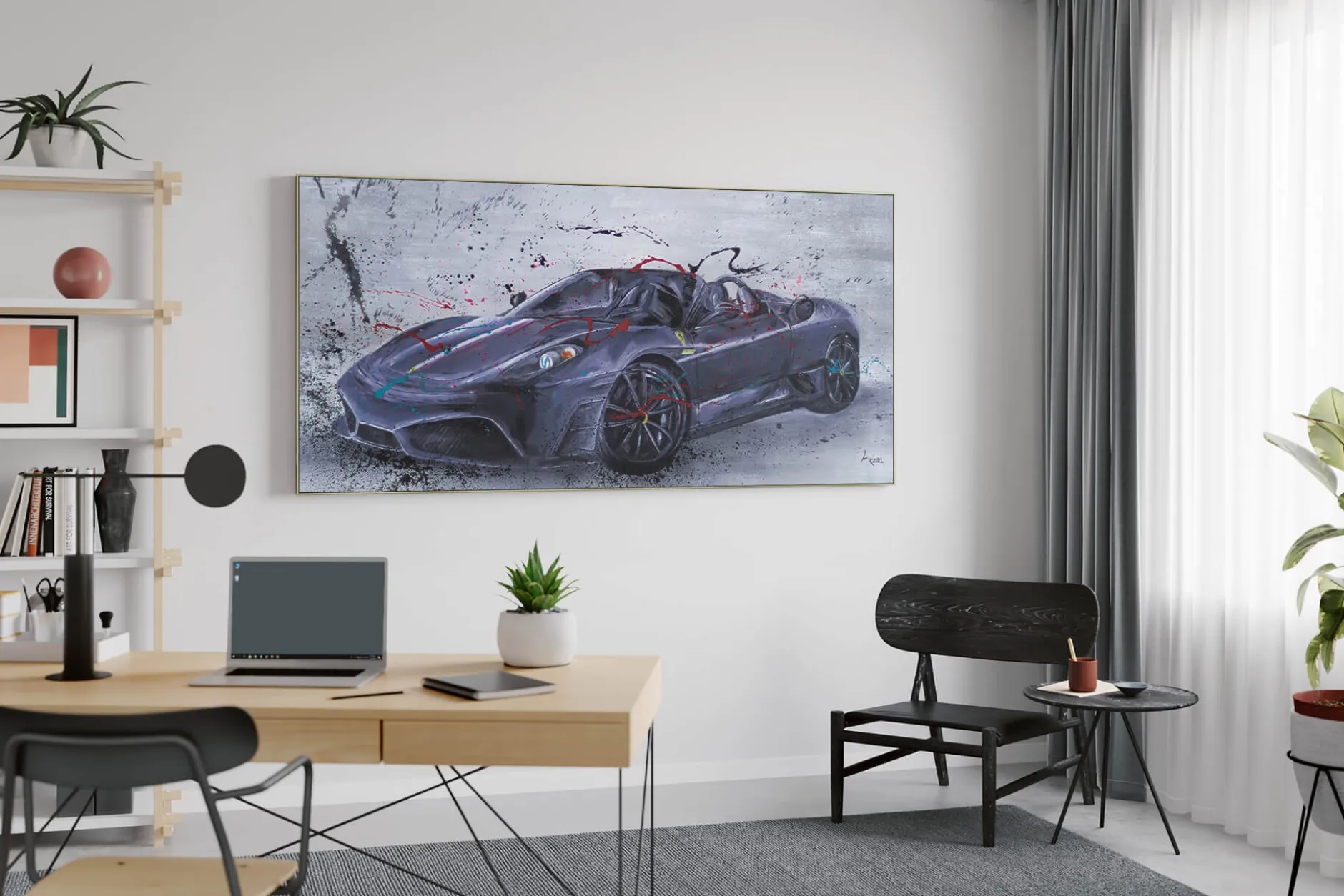 XXL Öl Gemälde 'Italian Influence' | Handgemaltes Unikat