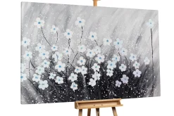 XXL Öl Gemälde 'Jasmines in the Snow' | Handgemaltes Unikat