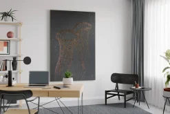 XXL Öl Gemälde 'Jellyfish in Love' | Handgemaltes Unikat