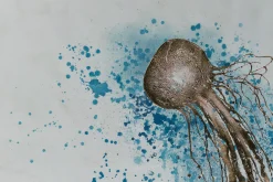 XXL Öl Gemälde 'Jellyfish Mystery' | Handgemaltes Unikat