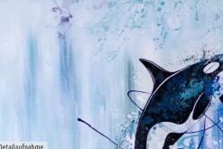 XXL Öl Gemälde 'Jumping Out' | Handgemaltes Unikat