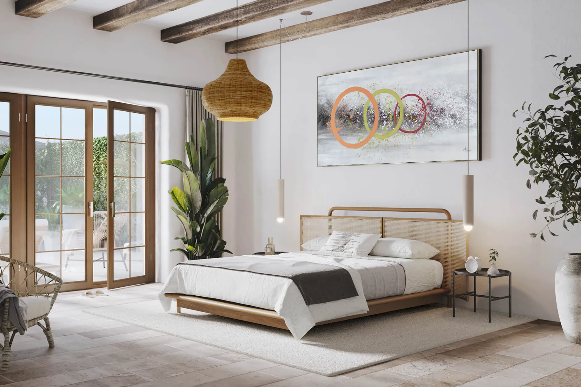 XXL Öl Gemälde 'Jumping through Hoops' | Handgemaltes Unikat