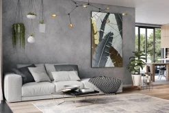 XXL Öl Gemälde 'Jungle in Marble' | Handgemaltes Unikat