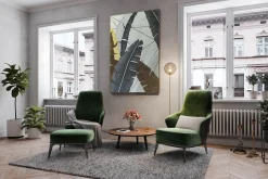 XXL Öl Gemälde 'Jungle in Marble' | Handgemaltes Unikat