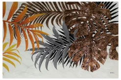 XXL Öl Gemälde 'Jungle Leaves' | Handgemaltes Unikat