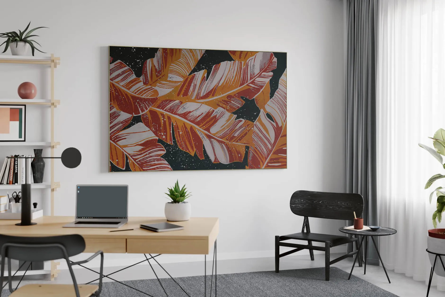 XXL Öl Gemälde 'Jungle of Colors' | Handgemaltes Unikat