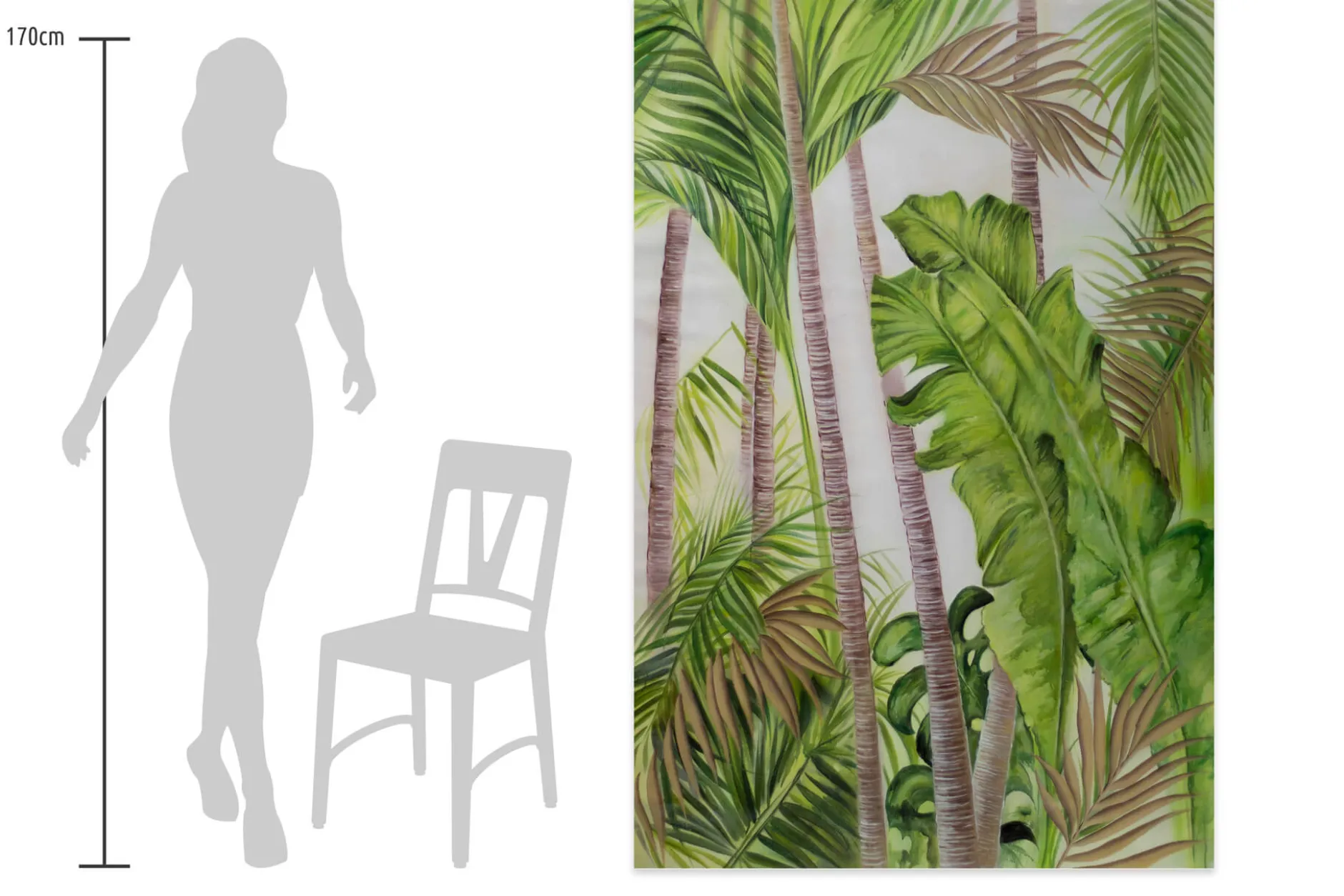 XXL Öl Gemälde 'Jungle of Senses' | Handgemaltes Unikat