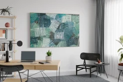 XXL Öl Gemälde 'Jungle of Squares' | Handgemaltes Unikat