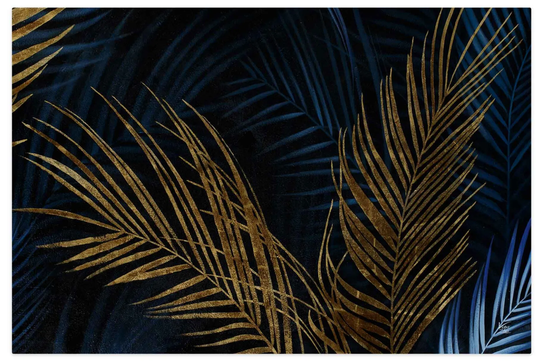 XXL Öl Gemälde 'Jungle Shades' | Handgemaltes Unikat