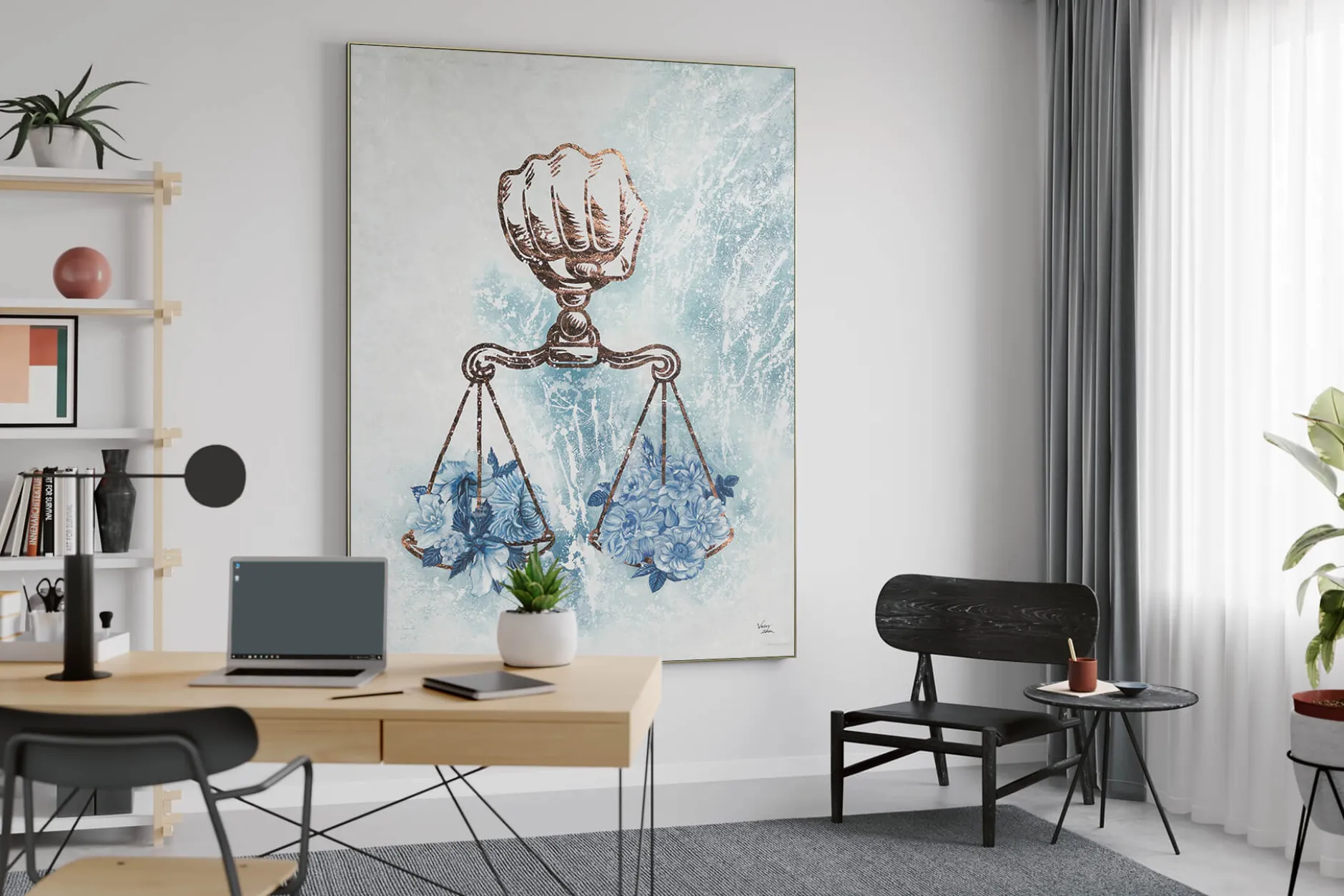 XXL Öl Gemälde 'Just Balance' | Handgemaltes Unikat