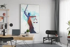XXL Öl Gemälde 'Justice in Colours' | Handgemaltes Unikat