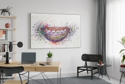 XXL Öl Gemälde 'Just Smile' | Handgemaltes Unikat