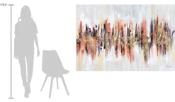 XXL Öl Gemälde 'Kampf der Flammen' | Handgemaltes Unikat