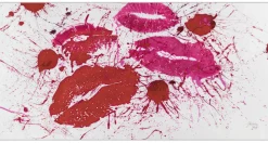 XXL Öl Gemälde 'Kissable Lips' | Handgemaltes Unikat