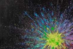 XXL Öl Gemälde 'Königin der Galaxie' | Handgemaltes Unikat