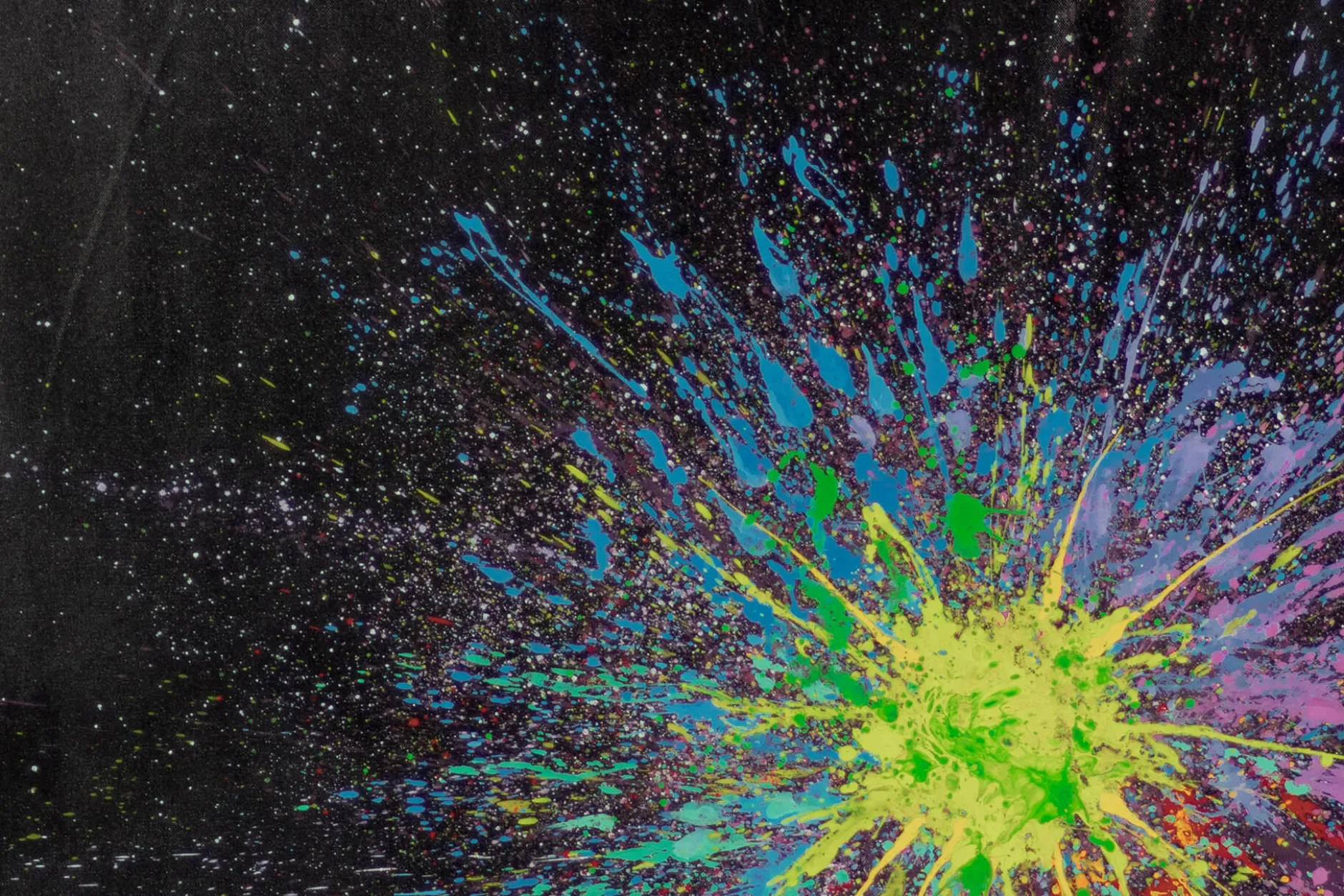 XXL Öl Gemälde 'Königin der Galaxie' | Handgemaltes Unikat