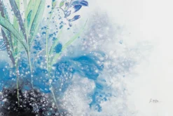 XXL Öl Gemälde 'Königliche Blume' | Handgemaltes Unikat