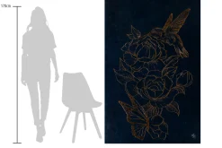 XXL Öl Gemälde 'Kolibrimärchen' | Handgemaltes Unikat