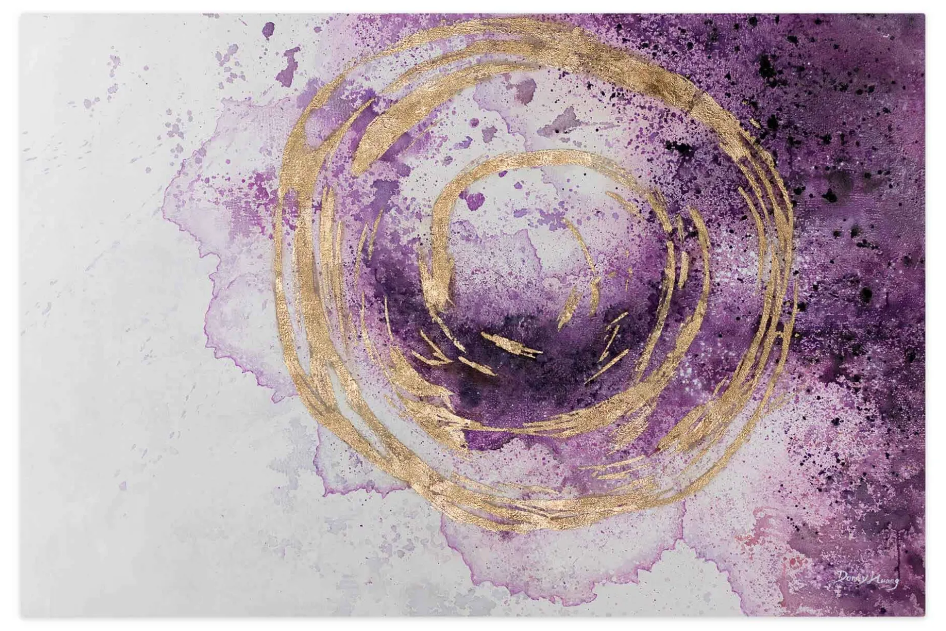 XXL Öl Gemälde 'Kosmischer Nebel' | Handgemaltes Unikat