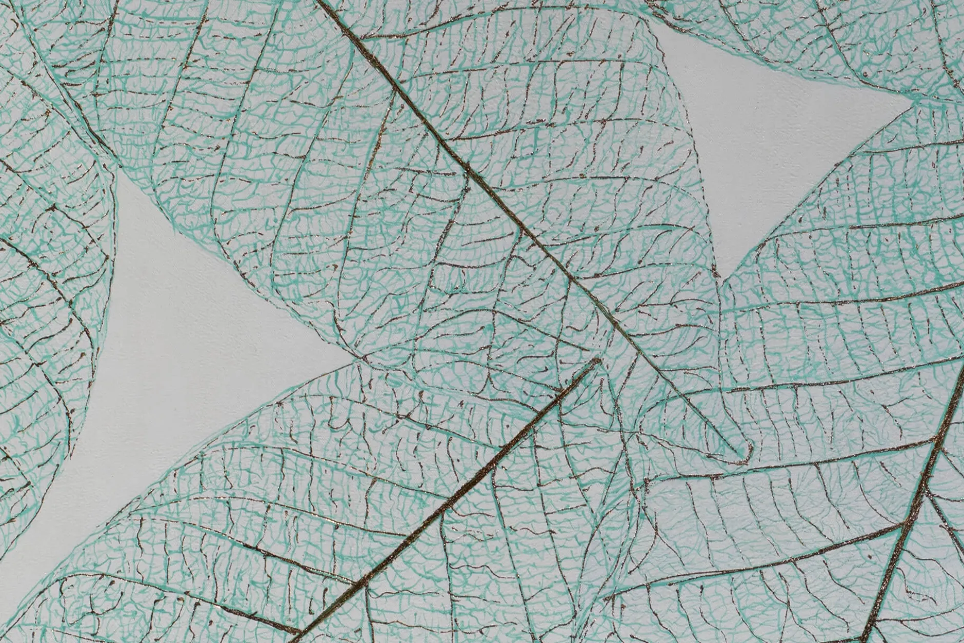 XXL Öl Gemälde 'Laced Nature' | Handgemaltes Unikat