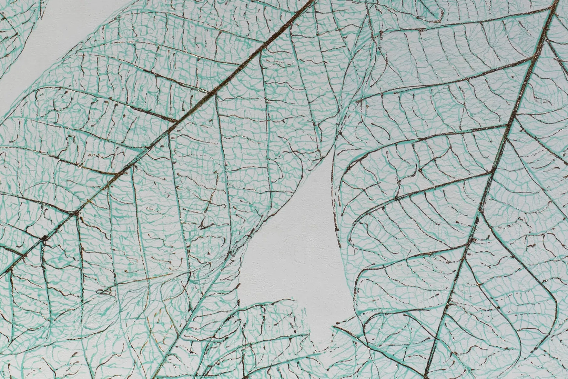 XXL Öl Gemälde 'Laced Nature' | Handgemaltes Unikat