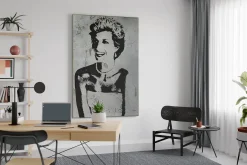 XXL Öl Gemälde 'Lady Di's Smile' | Handgemaltes Unikat