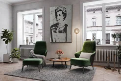 XXL Öl Gemälde 'Lady Di's Smile' | Handgemaltes Unikat
