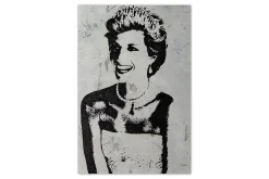 XXL Öl Gemälde 'Lady Di's Smile' | Handgemaltes Unikat