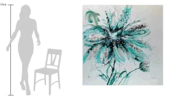 XXL Öl Gemälde 'L'aquarelle' | Handgemaltes Unikat