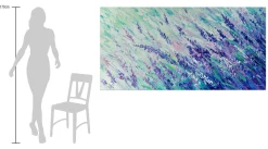 XXL Öl Gemälde 'Lavender Universe' | Handgemaltes Unikat