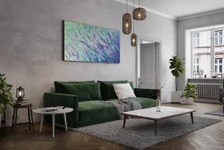 XXL Öl Gemälde 'Lavender Universe' | Handgemaltes Unikat