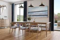 XXL Öl Gemälde 'Layered in Navy' | Handgemaltes Unikat