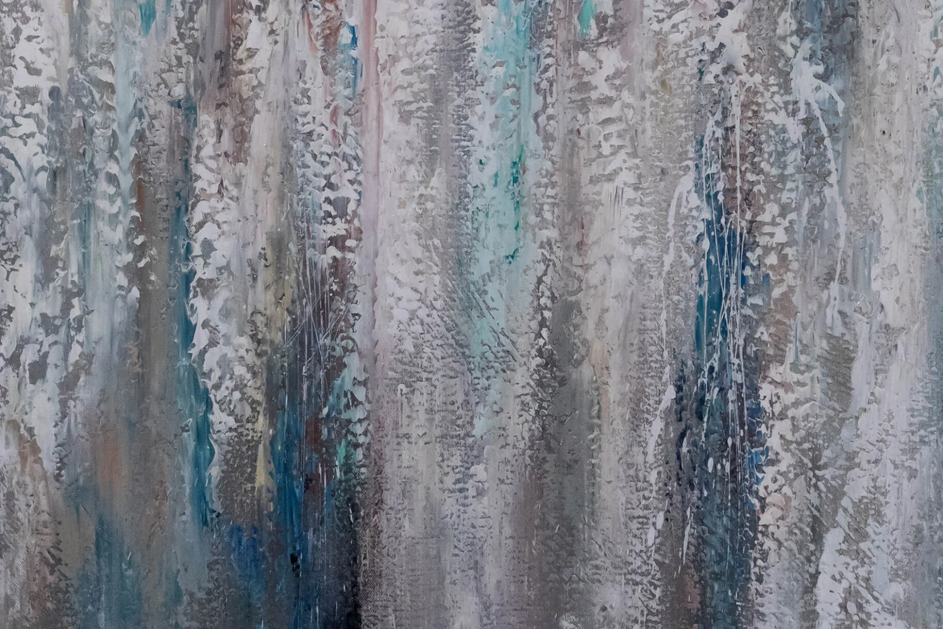 XXL Öl Gemälde 'Layers of the Sea' | Handgemaltes Unikat