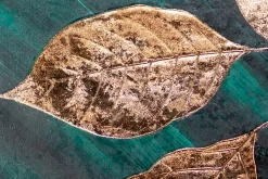 XXL Öl Gemälde 'Leaves in the Sun' | Handgemaltes Unikat