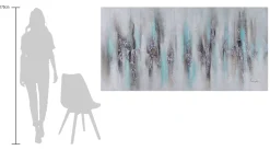 XXL Öl Gemälde 'Leiser Harfenton' | Handgemaltes Unikat