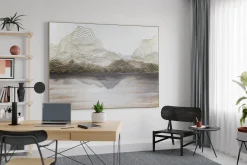 XXL Öl Gemälde 'Leuchtende Berglandschaft' | Handgemaltes Unikat