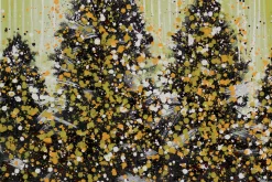 XXL Öl Gemälde 'Leuchtende Wintersonne' | Handgemaltes Unikat