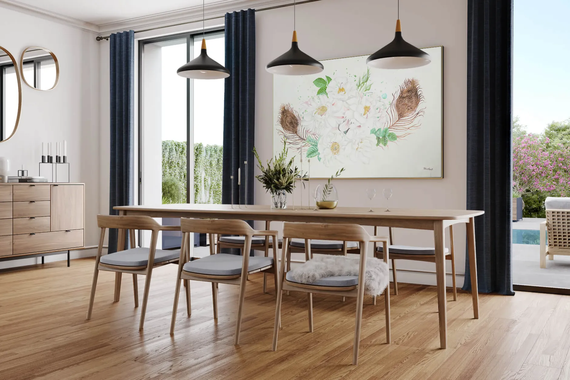 XXL Öl Gemälde 'Liebesbouquet' | Handgemaltes Unikat