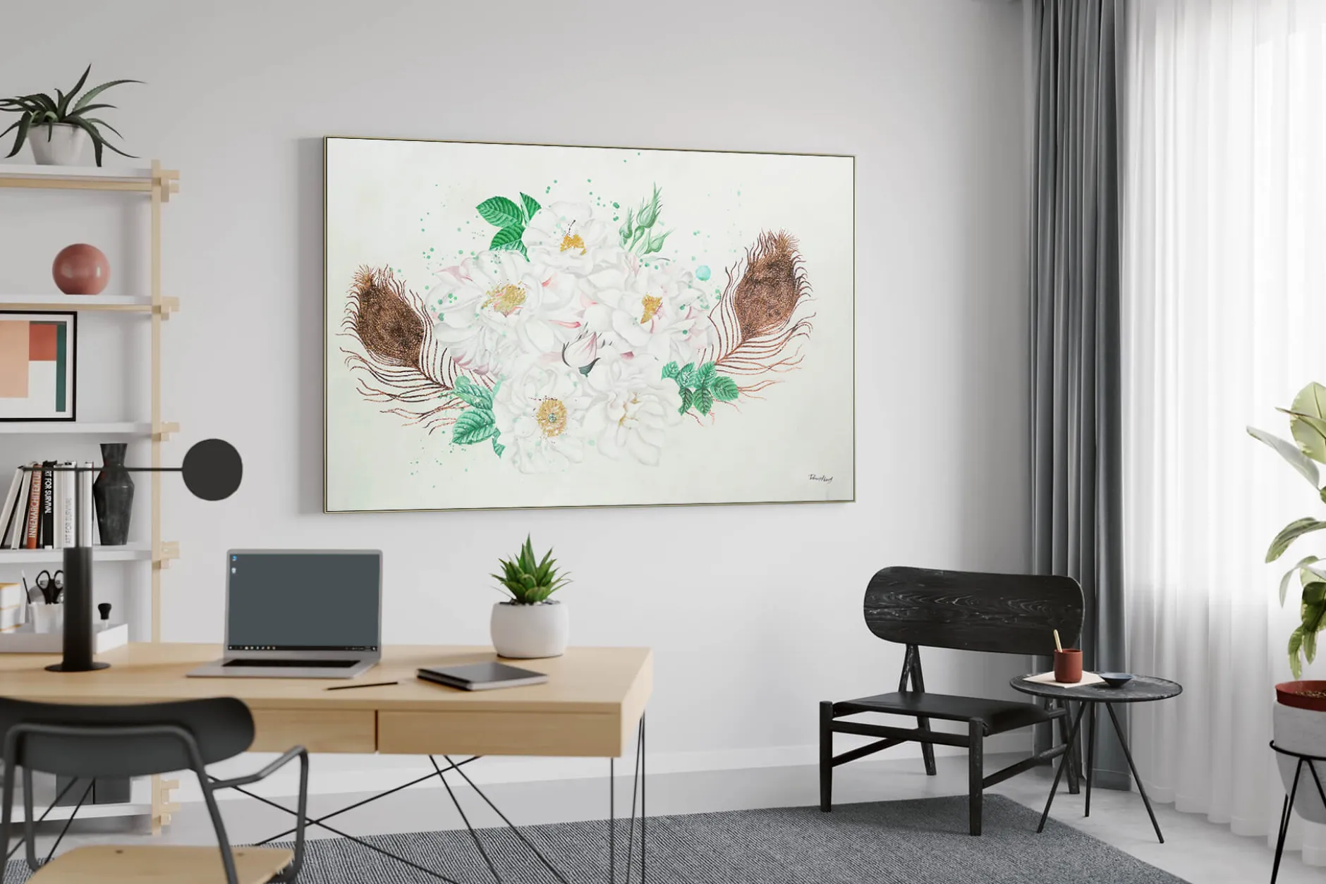 XXL Öl Gemälde 'Liebesbouquet' | Handgemaltes Unikat