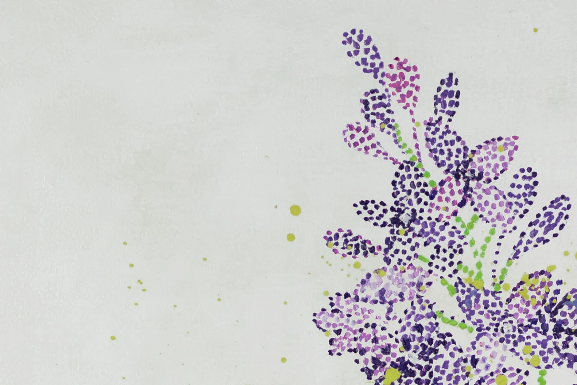 XXL Öl Gemälde 'Lilac Memories' | Handgemaltes Unikat