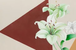 XXL Öl Gemälde 'Lilies in White' | Handgemaltes Unikat