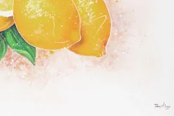 XXL Öl Gemälde 'Limoncello' | Handgemaltes Unikat