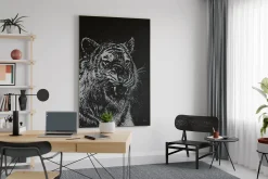 XXL Öl Gemälde 'Lion's Majesty' | Handgemaltes Unikat