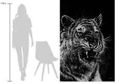 XXL Öl Gemälde 'Lion's Majesty' | Handgemaltes Unikat